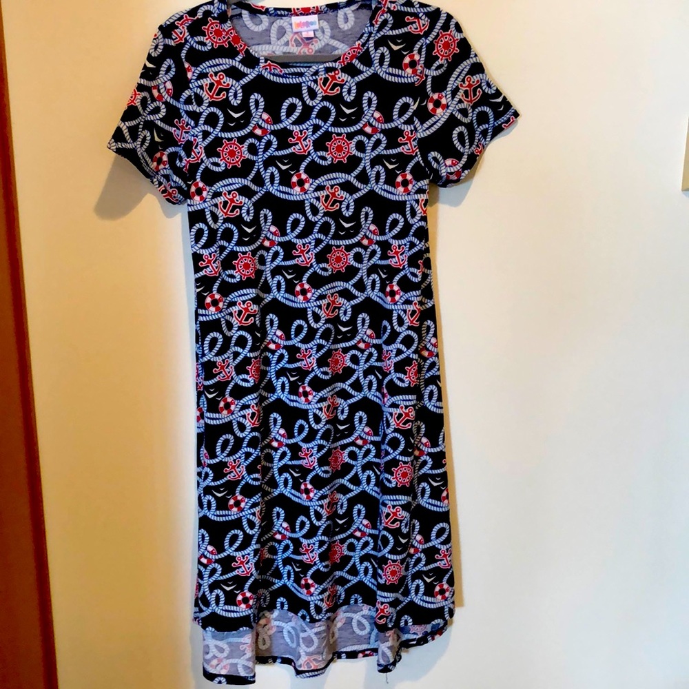 Nautical LulaRoe Size S Dress